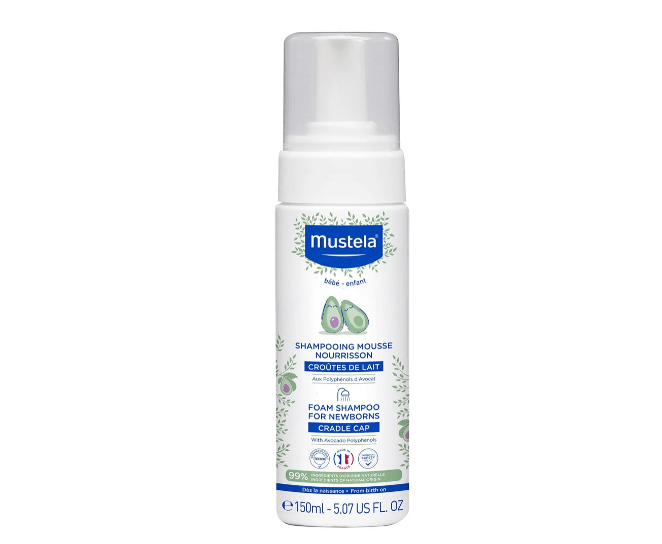 Mustela Foam Shampoo for Newborns (Cradle Cap) *150ml