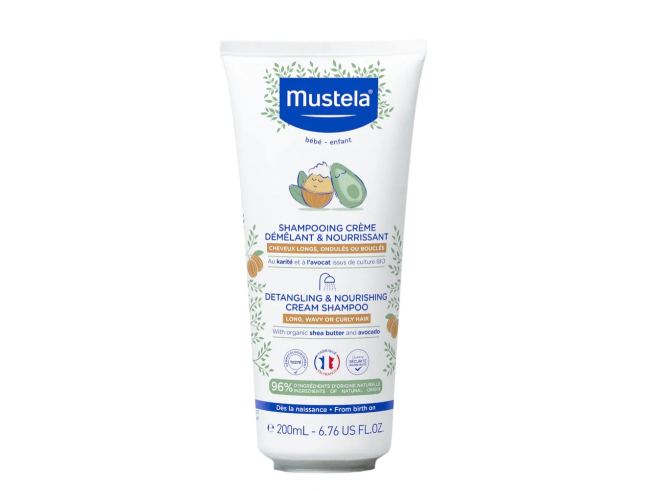 Mustela Detangling & Nourishing Cream Shampoo *200ml
