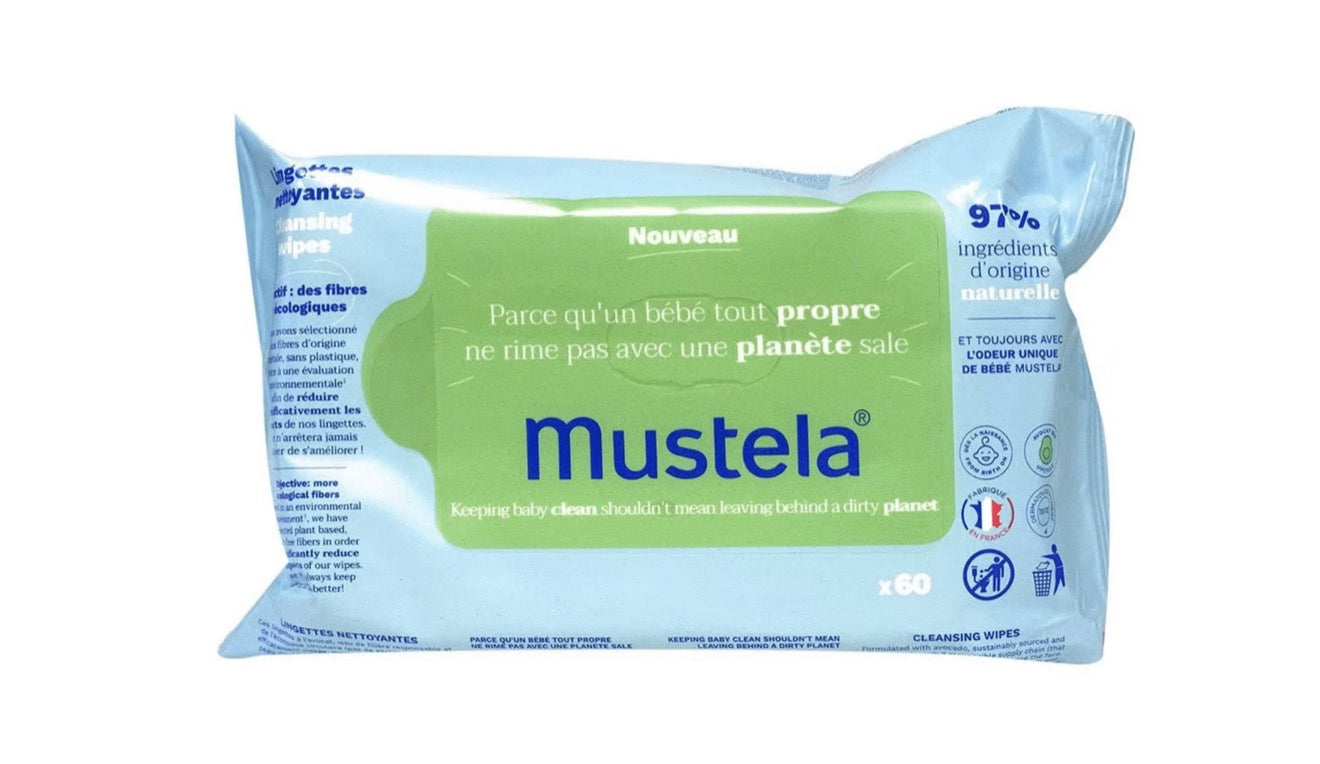 Mustela Cleansing Wipes *60 cope
