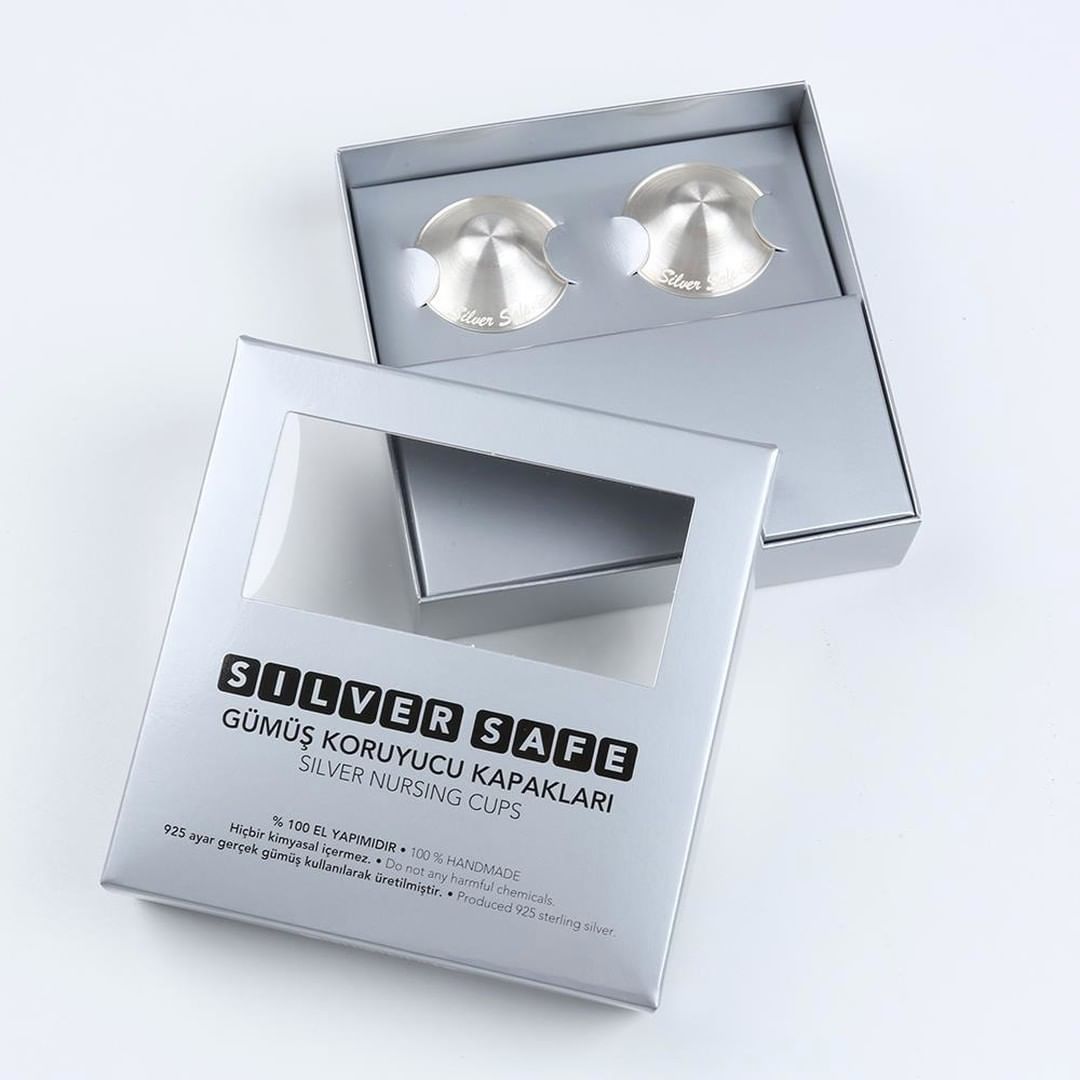 Silver Nursing Cups